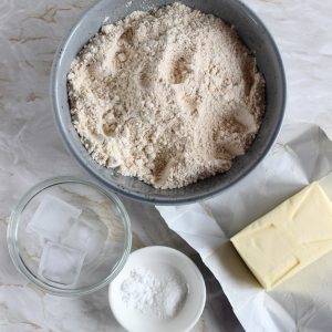 Francúzsky slaný koláč quiche - ingrediencie